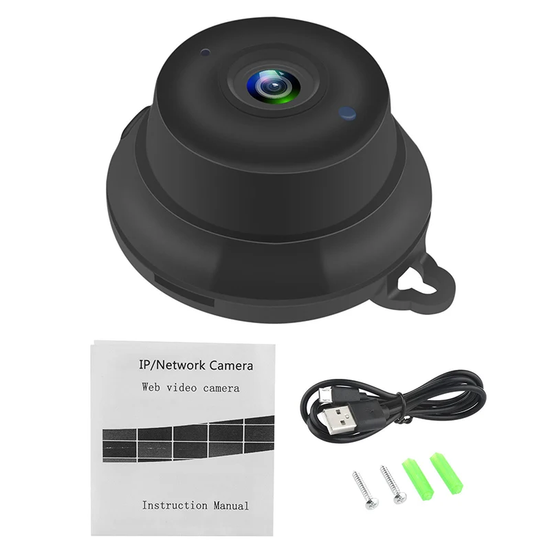 Ip камера сетевая системы скрытого наблюдения 1080 P IP Wifi Camara рыбий глаз мини