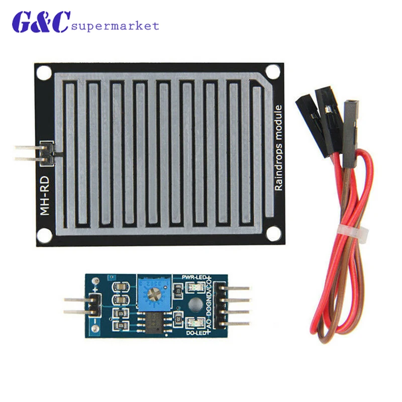 3 3-5 в датчик обнаружения дождя Модуль Влажности Погоды для arduino | Электронные