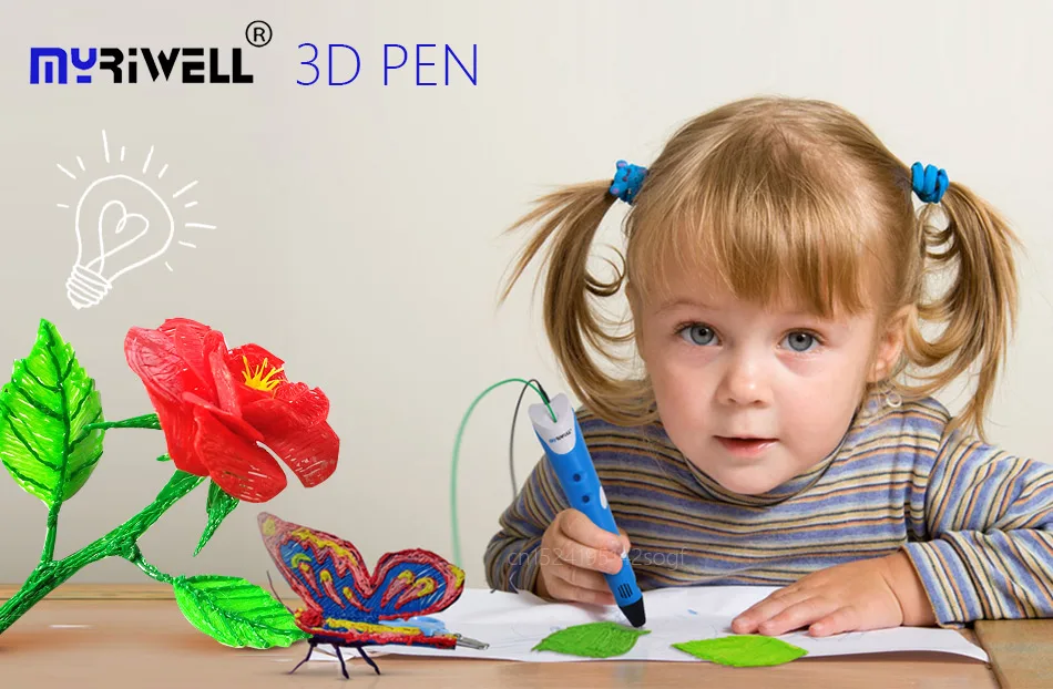 Myriwell 3d Ручка 3d Ручка для печати rp-100a ручка для рисования с 20 цветными ABS нитями 3 D ручка Бесплатный узор и подставка для ручки Быстрая