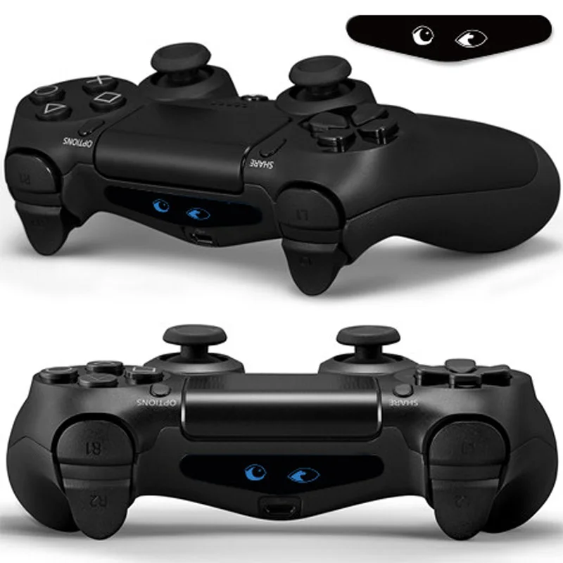 1 пара светодиодный светильник PS4 наклейки для игровой станции 4 контроллера