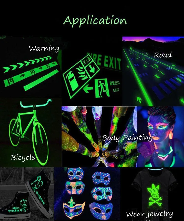 500 г/пакет темно-синий светильник люминесцентный порошок фосфорный блестящая