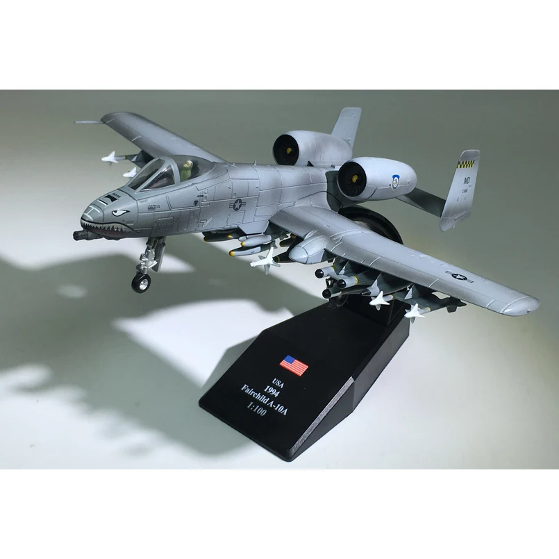 1:100 Амер сплав моделирование Танк бомбардировщик A10 США 1994 Fairchild A 10A Lightning