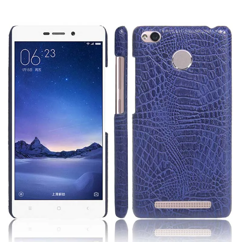 Чехол для Xiaomi Redmi 3 S роскошный чехол накладка из крокодиловой кожи аллигатора 3Pro