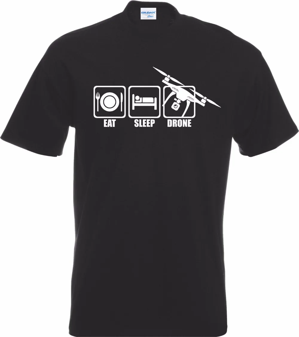 

Повседневная семейная футболка, едящий сон, безпилотный Летающий аппарат, Квадрокоптер-Летающий контроллер, Летающий телефон