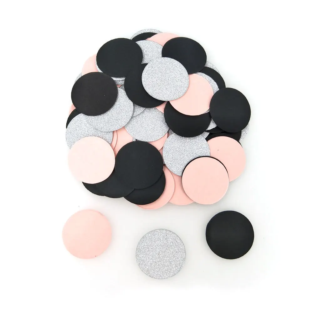 15 г в партии разноцветные 3 см Круглые Конфетти для свадьбы Babyshower дня рождения