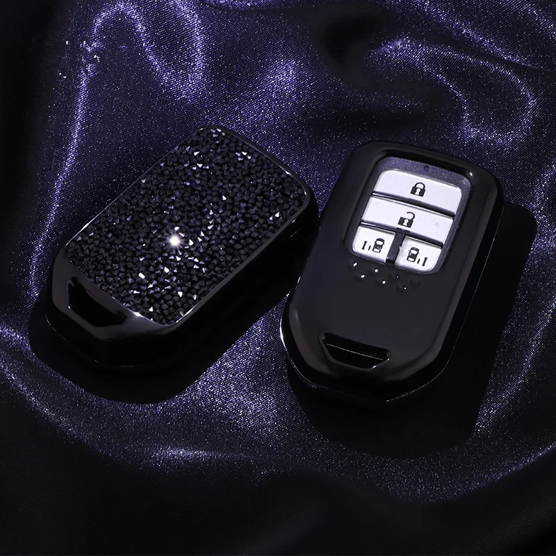 2019 роскошный Звездный шикарный Кристалл Алмазный Автомобильный ключ чехол