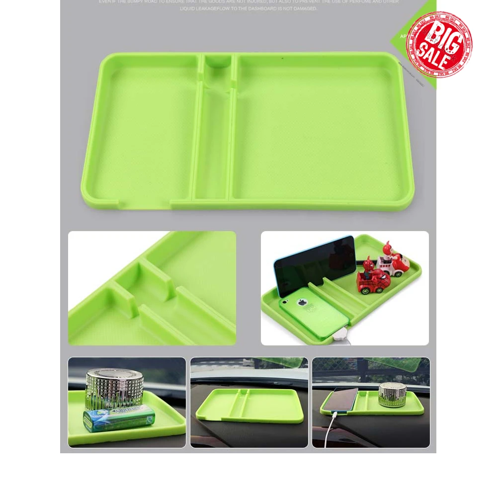 Silicone Skin Car Mat Non-Slip Mat Pad Holder Anti-Slip Car Anti Slip Mat Car Styling Accessories suit all car hot sell
