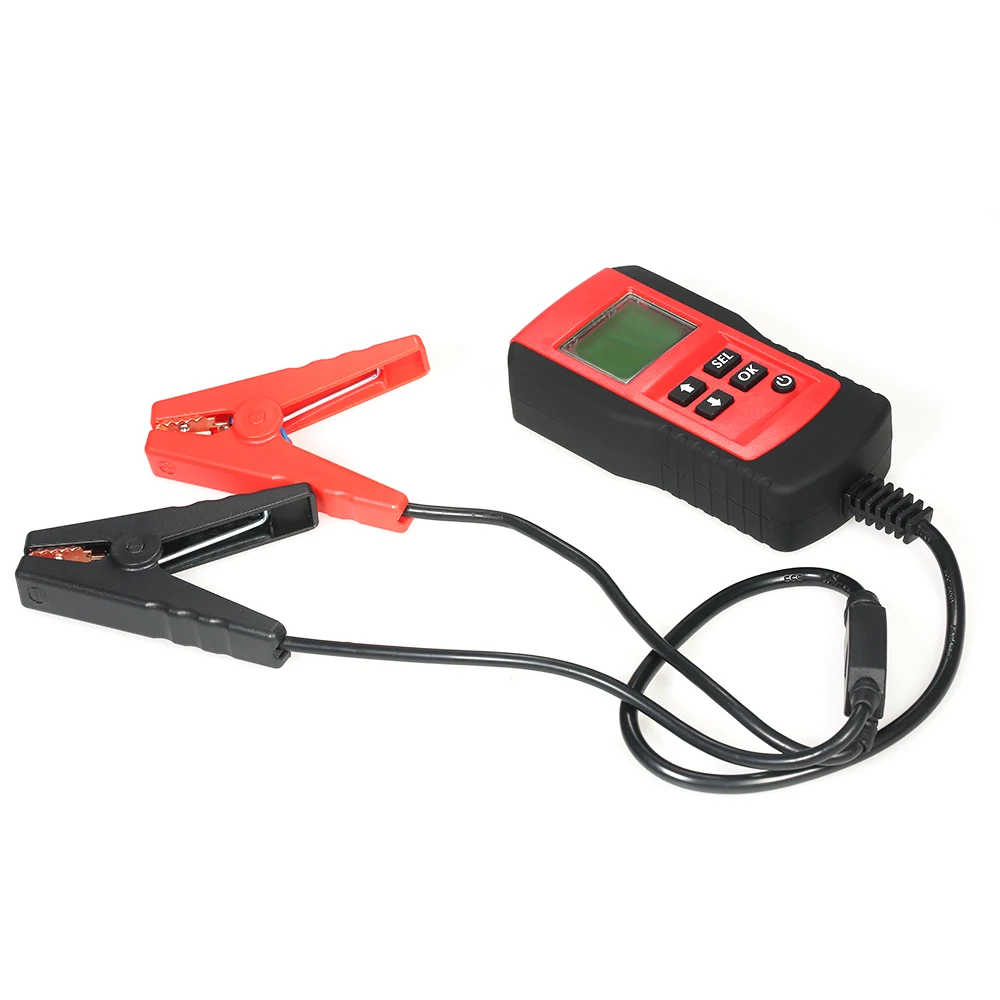 12 В ЖК дисплей тестер для автомобильного аккумулятора цифровой Анализатор