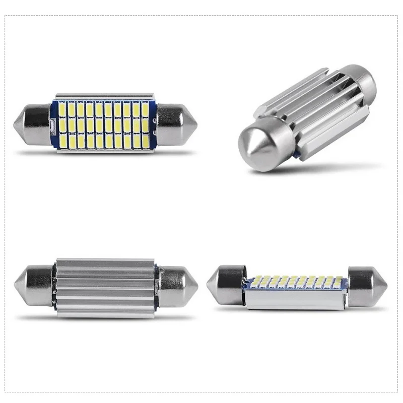Сверхъяркая светодиодная лампа 31 мм 36 39 42 2385 SMD Canbus без ошибок для салона