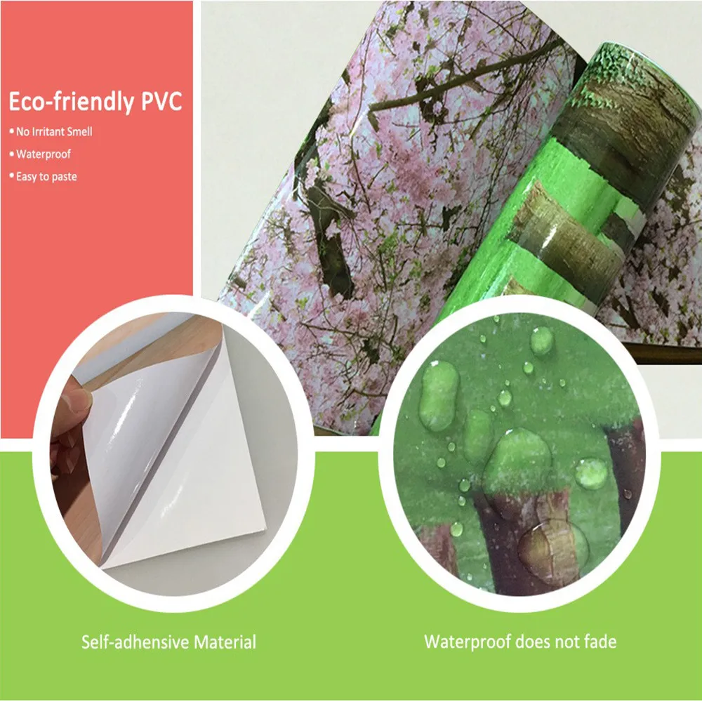 3D Self Adhesive Dishwasher Refrigerator Wrap Freezer Sticker Kid's Art Fridge Door Cover Wallpaper | Stickers