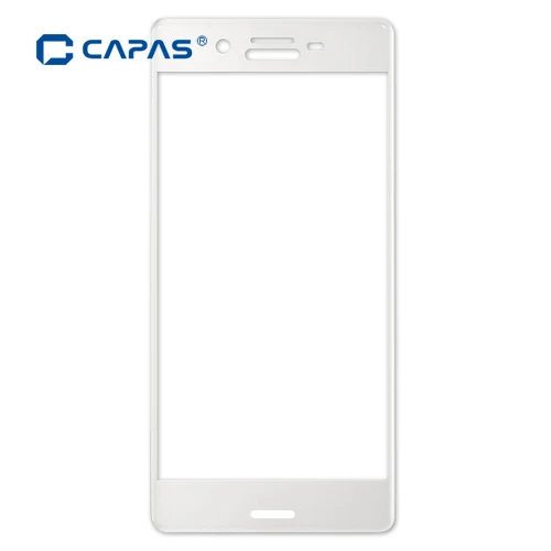 White Для sony Xperia X F5121 закаленное Стекло Экран Защитная пленка для sony Xperia X Dual F5122 оригинальные capas 3D изогнутая Защитная пленка с полным покрытием - Цвет: White