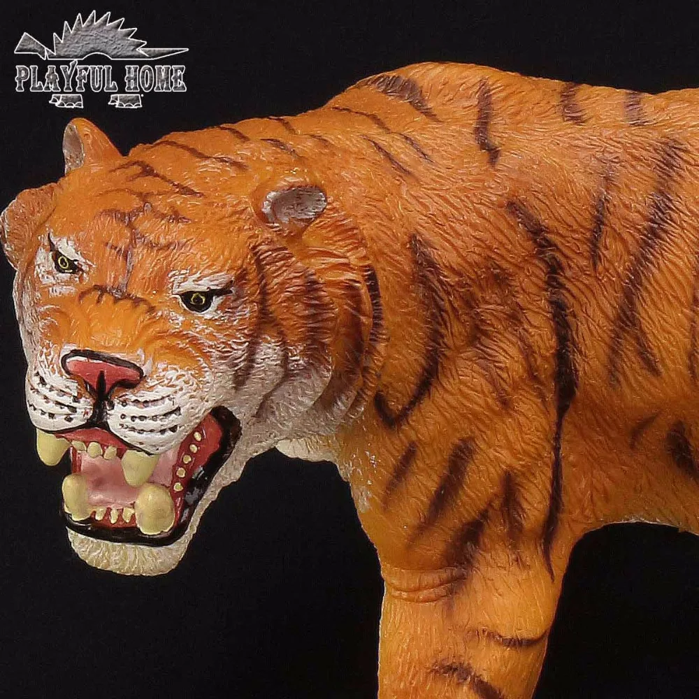 Сертифицированные товары ручной работы большая модель аниме тигра мягкие 3D