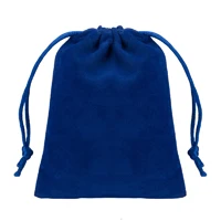 Dark Blue Маленькие Мешочки для бижутерии 7x9 см шнурок бархатные мешочки для упаковки ювелирных изделий мешки высокого качества Рождественский Подарочный мешок 50 шт - Цвет: Dark Blue