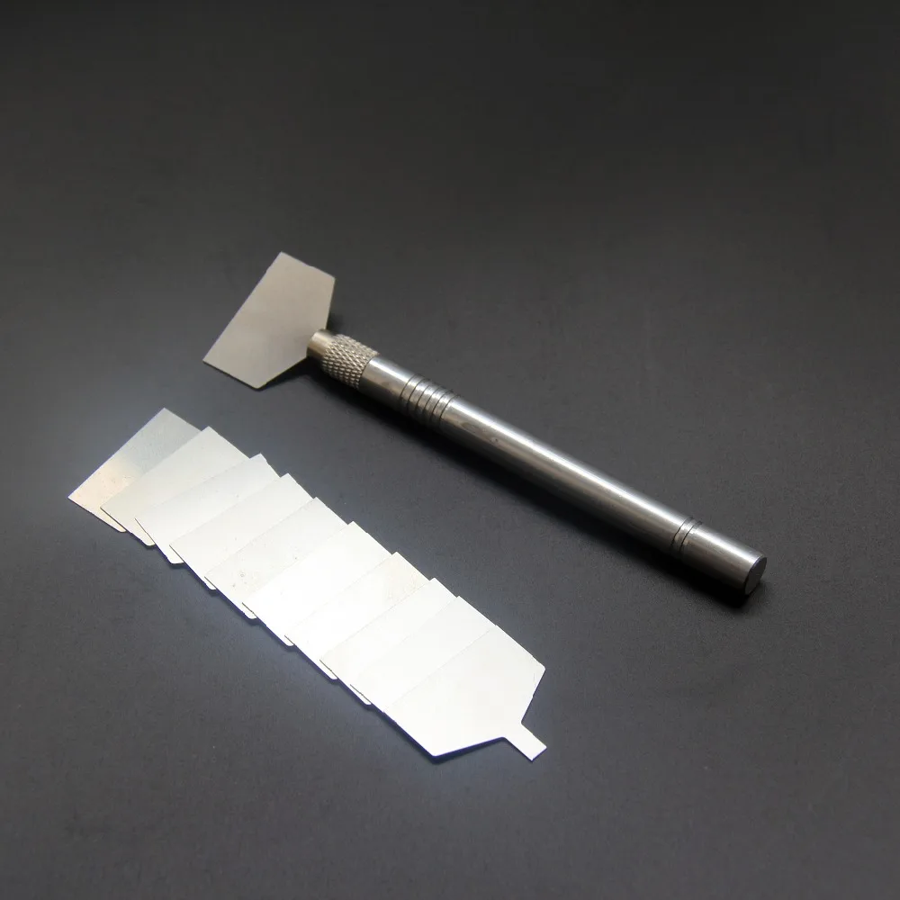 Бесплатная доставка 40 мм BGA паста скребок для соскребания ножи оловянный