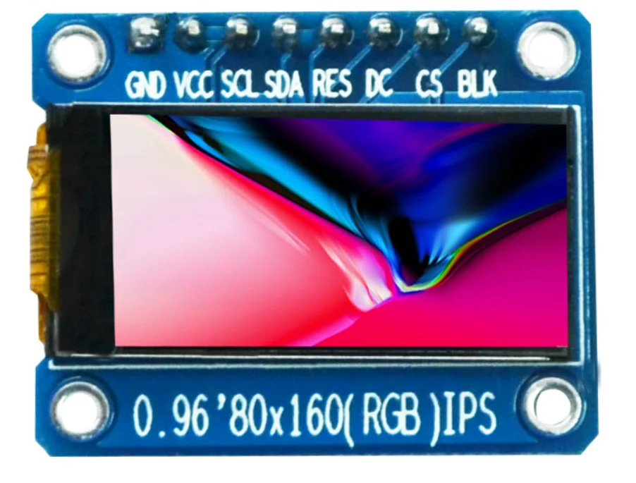 1 шт. IPS 0 96 дюймов 7P SPI HD 65K полноцветный OLED модуль ST7735 Привод IC 80*160 tft|Экраны| |