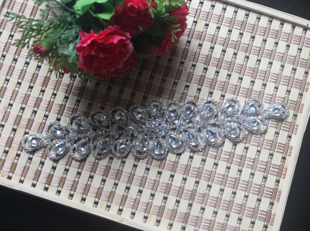 1 шт. отделка стразами свадебное платье для невесты аппликация пояс Азия слоновая