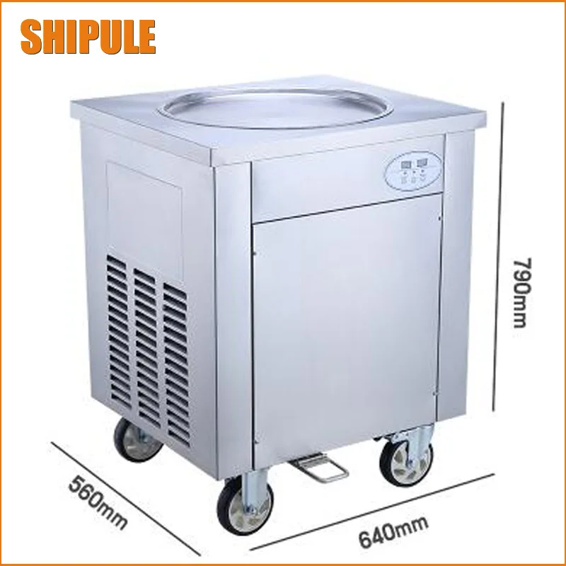 Коммерческий йогурт для жареного молока машина приготовления мороженого одна