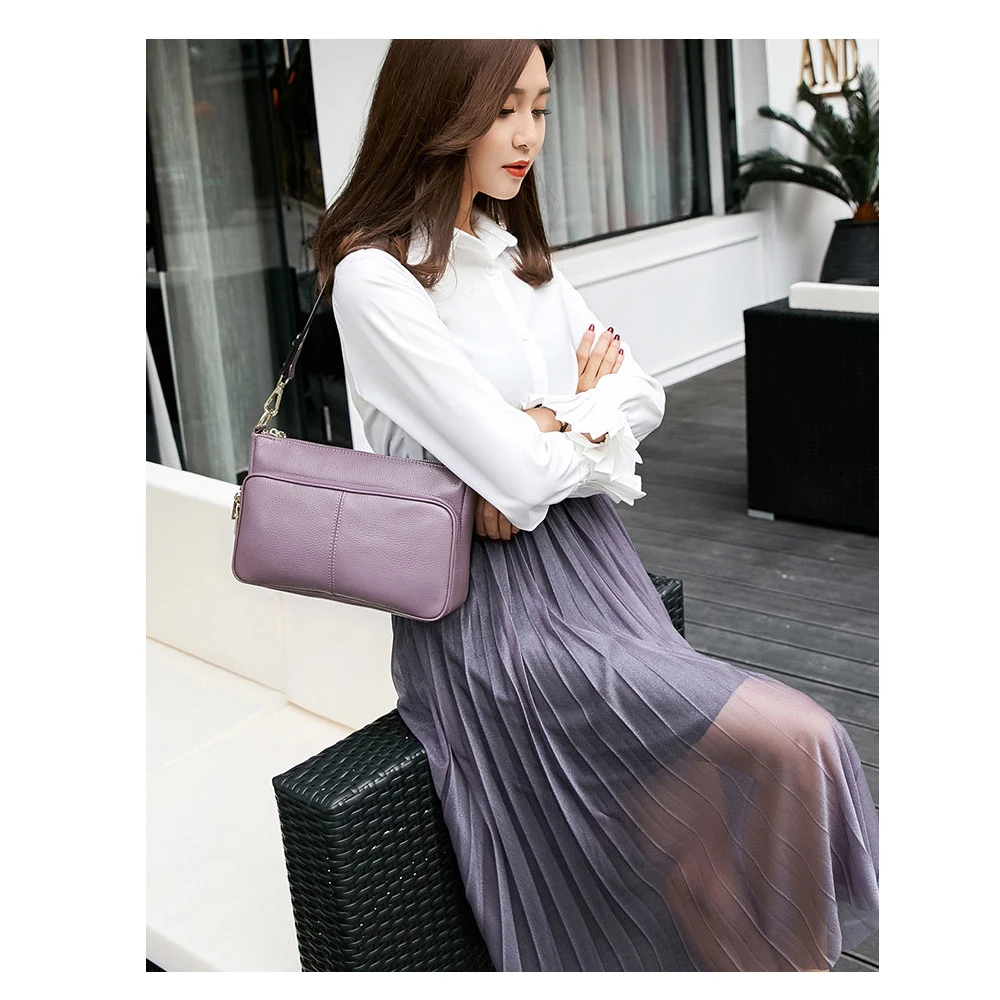 HMILY женская сумка-мессенджер из натуральной кожи сумка Милая натуральная кожа на