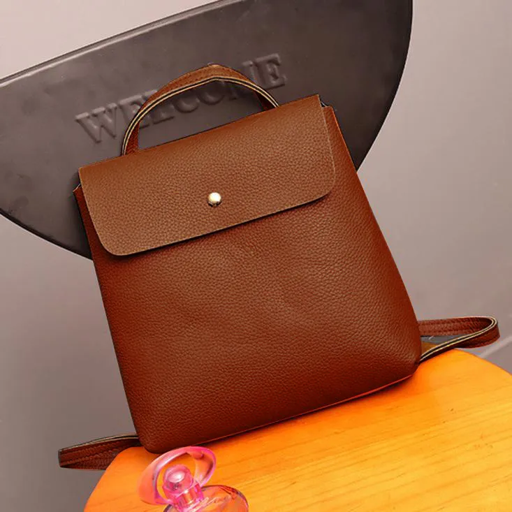 Модный высококачественный рюкзак из искусственной кожи в британском стиле