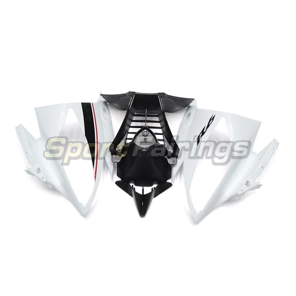 Полностью Обтекатели для Yamaha YZF 600 R6 06 07 2006 2007 пластик ABS инъекции белый жемчуг