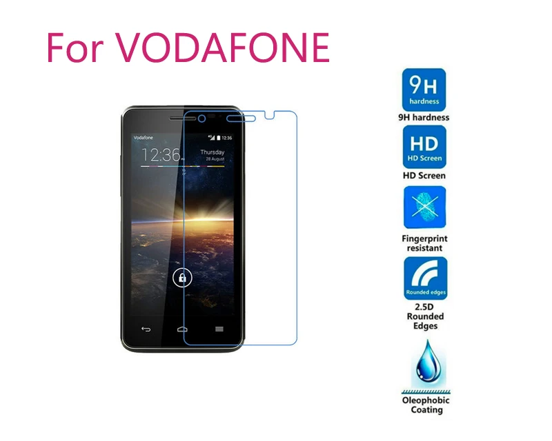 10 Шт. Или 5 Шт./лот Защитная Пленка Закаленное Стекло Для VODAFONE ULTRA7 SMART MINI7 УМНЫЙ