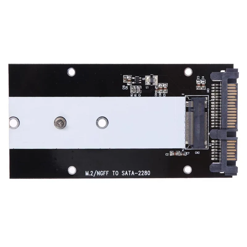 Adapter Card B Ключ M.2 NGFF SSD до 2," SATA конвертер адаптер плата PCB для 2230 2242 2260 2280 мм M.2 SSD для Windows 10 для Mac 10 OS - Цвет: Adapter Card