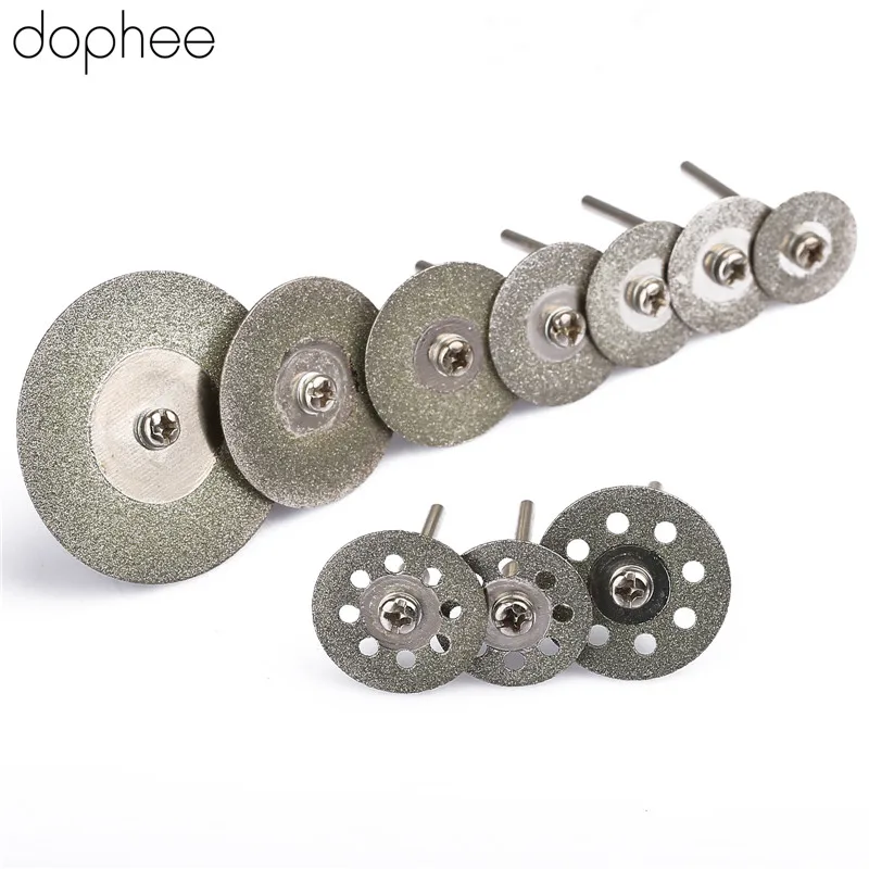 Алмазные пилы dophee набор лезвий для режущего колеса хвостовик роторного