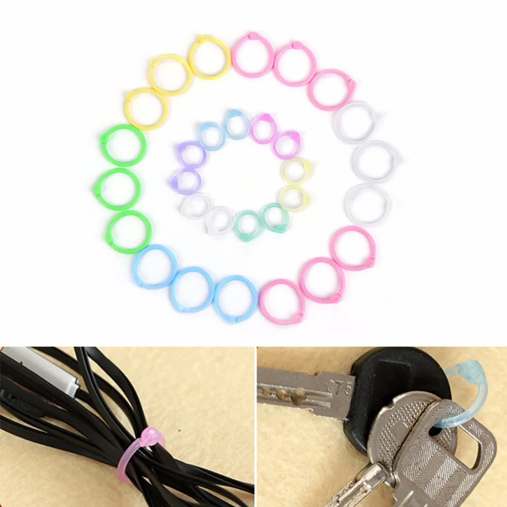 16 шт./кор. DIY записная книжка с кольцевым механизмом для Тетрадь отрывными листами