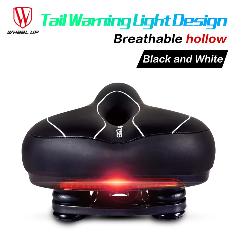 Мягкое велосипедное седло с хвостовой светильник Велосипедное Сиденье MTB