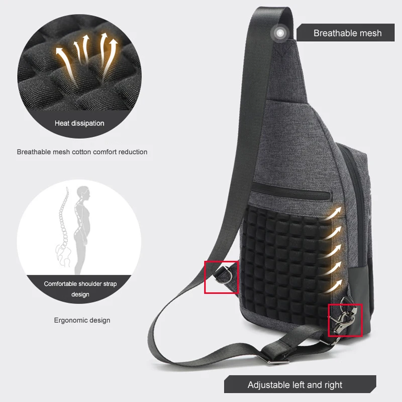 OUTWALK Новая мужская нагрудная Сумка дизайнерская сумка короткая мессенджеры