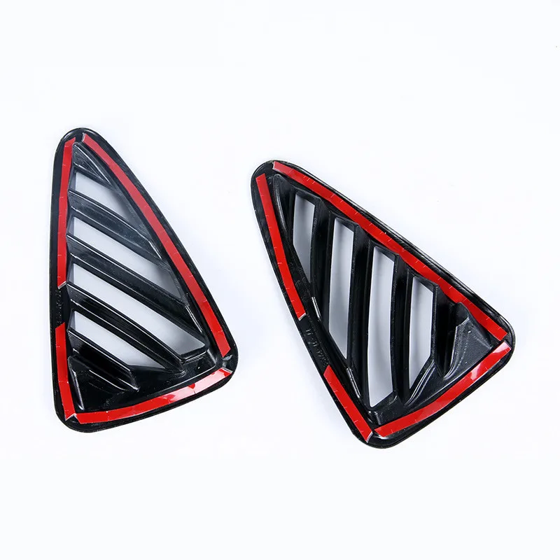 2 шт. приборной панели вентиляционное отверстие крышка ABS углеродного волокна