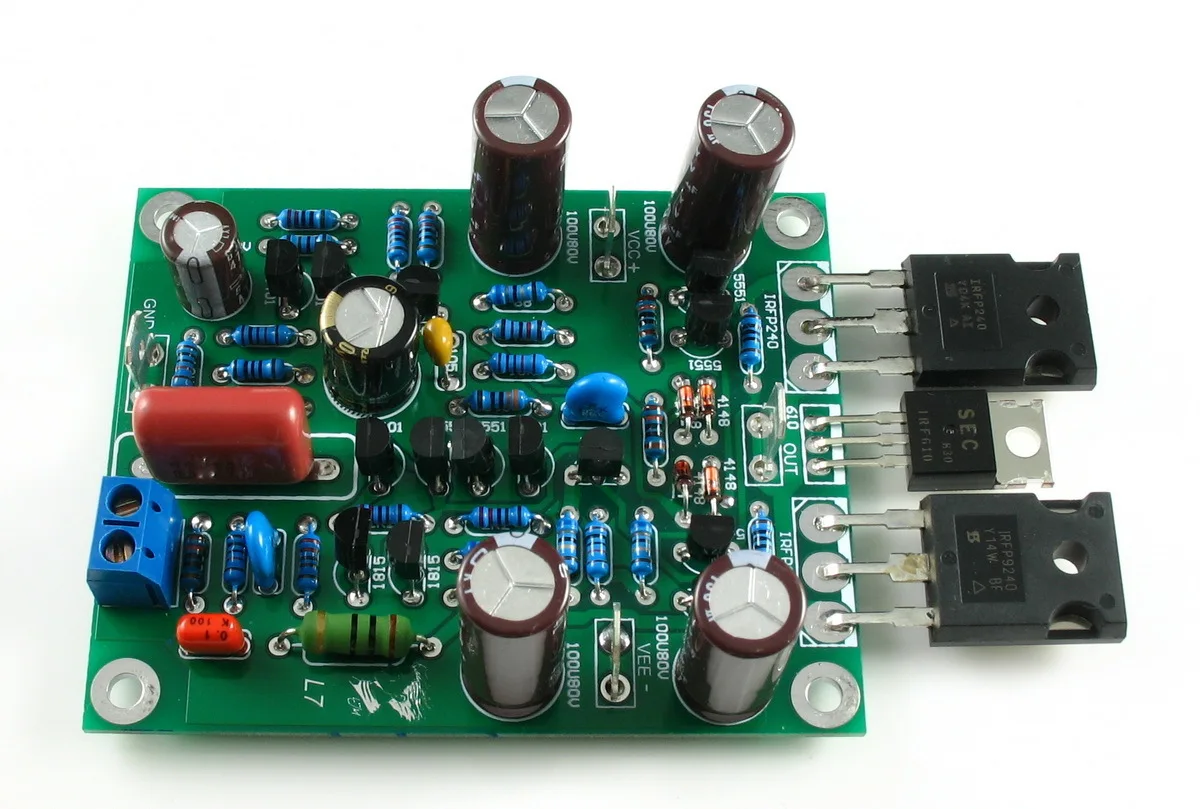 Class AB MOSFET L7 аудио усилитель мощности двухканальный 300 350WX2 Плата усилителя от LJM|audio
