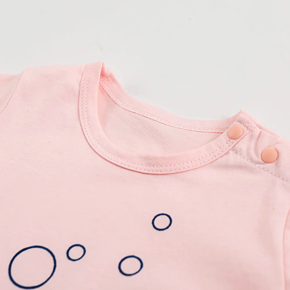 Новинка лета 2019 цельный костюм с короткими рукавами для маленьких мальчиков и