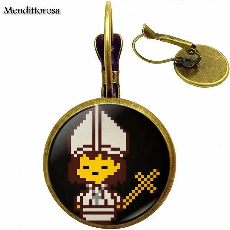 Для женщин и девочек Undertale видео игры кабошоны разрисованные изделия из стекла