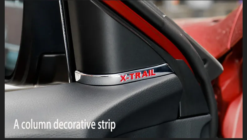 Для Nissan X trail T32 X-trail- AC колонки декоративные треугольные оконные колонки декоративные полосы яркое украшение автомобиля