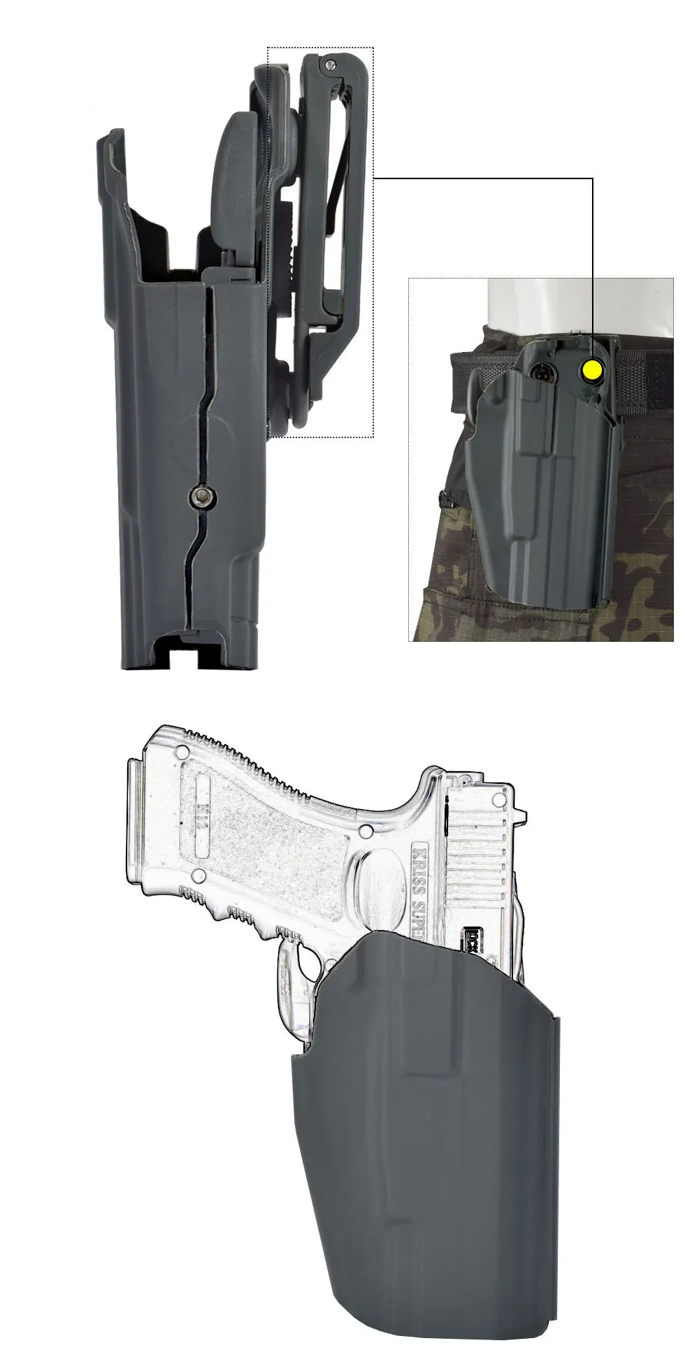SINAIRSOFT кобура для пистолета для правой руки 579 Gls Pro-Fit кобура WALTHER PPQ M2 9/40 может подойти 100 больше Тип пистолета для охоты SA6715