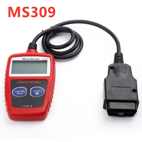 Лучшая цена оригинальный MS309 OBD2 сканер многоязычный MS 309 OBDII автомобильный