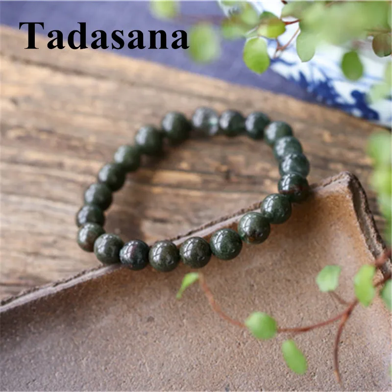 Зеленый браслет призрак Женские аксессуары из бисера с натуральным камнем