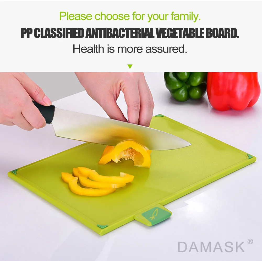 Дамасский кухонный набор пластиковая доска для резки + ножей держатель из АБС