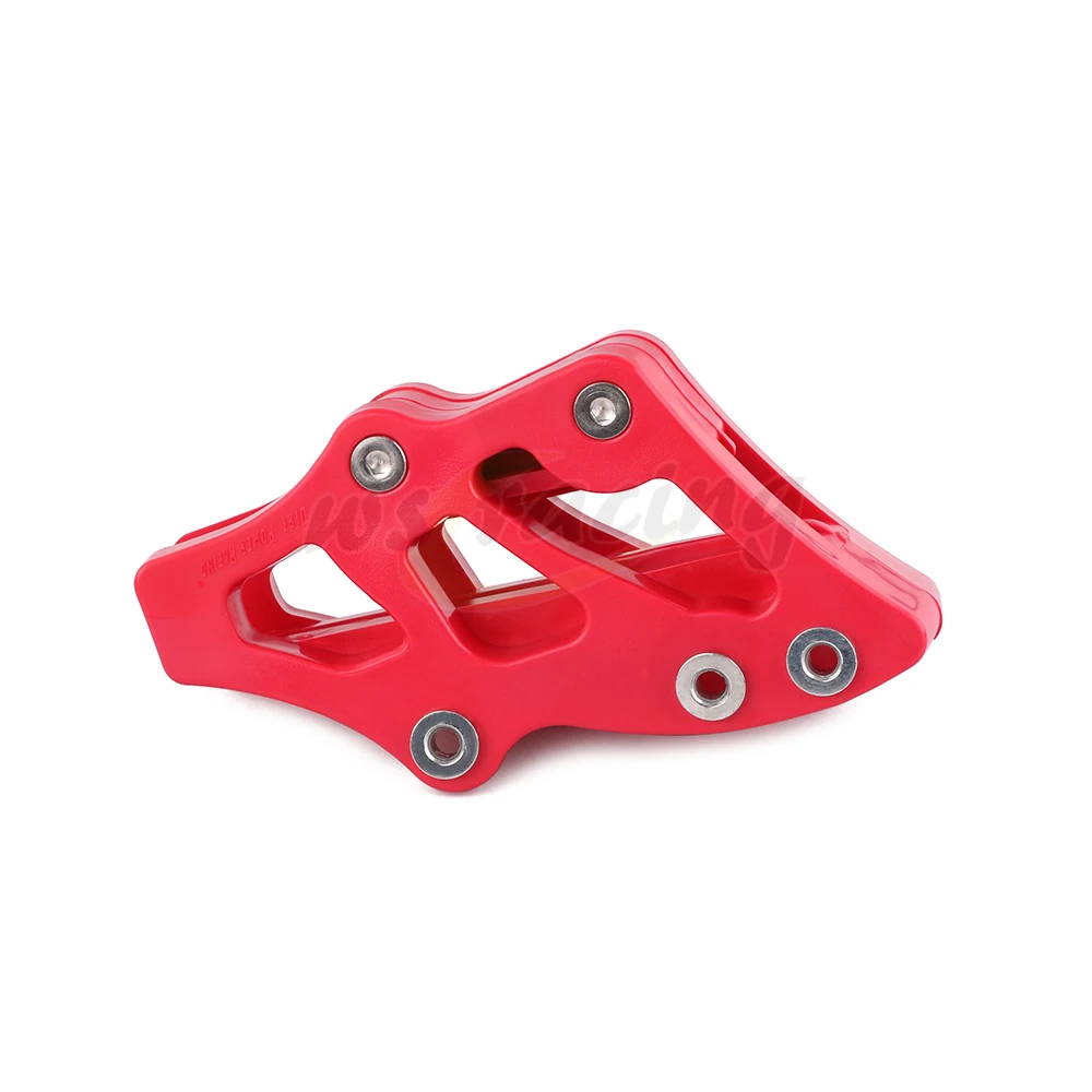 Красная защита направляющей цепи мотоцикла для Honda CR125R CR250R CRF450X 2005 2006 2007 CRF250R CRF450R 05