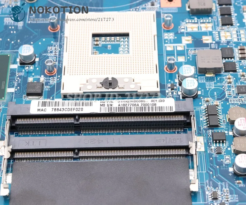 Материнская плата NOKOTION A1827706A A1848628A DA0HK2MB6E0 для ноутбука Sony VAIO vpхотите VPCEJ2M1E