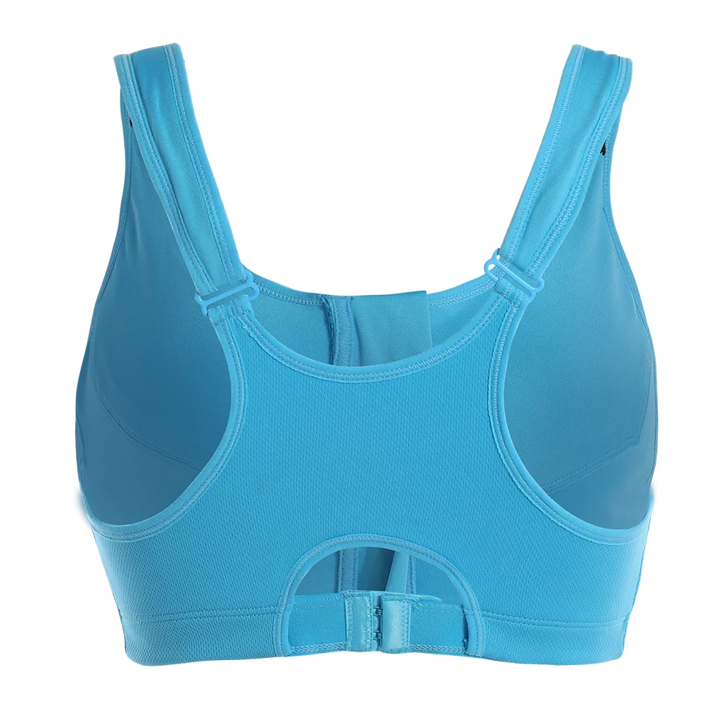 Chumoo Women Sport Bra Running Front Zipper Moverment Yoga Padded Fitness |