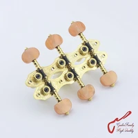 1set high quality guitarfamily classical guitar machine heads tuners gear ratio 118 gold made in taiwan
