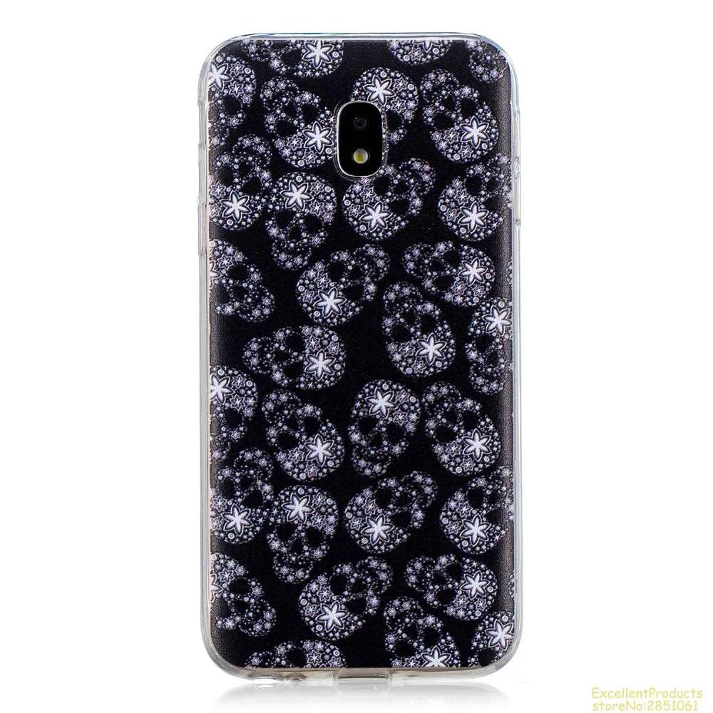 Силиконовый чехол для телефона samsung J3 2017 J330 fundas hoesje Красивый Веселый мультяшный