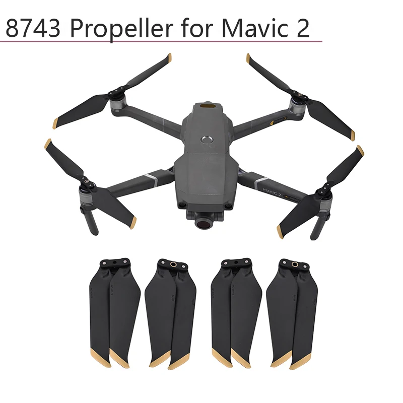 

4PCS CW+CCW 8743F Propeller 8743 Low-Noise Props Quick-Release Drone Folding Blades for DJI Mavic 2 Pro Zoom Accessories Part
