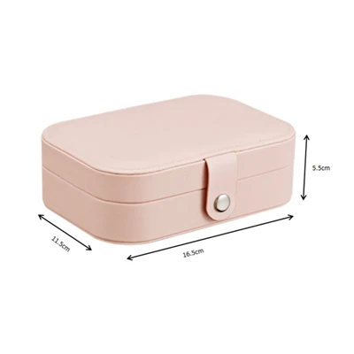 Pink Шкатулка для украшений шкатулка Шкатулка косметичка украшений шкатулка для хранения Acessórios Box Путешествия маленький чехол для коллекции Женское Ожерелье Серьги Кольца - Цвет: Pink