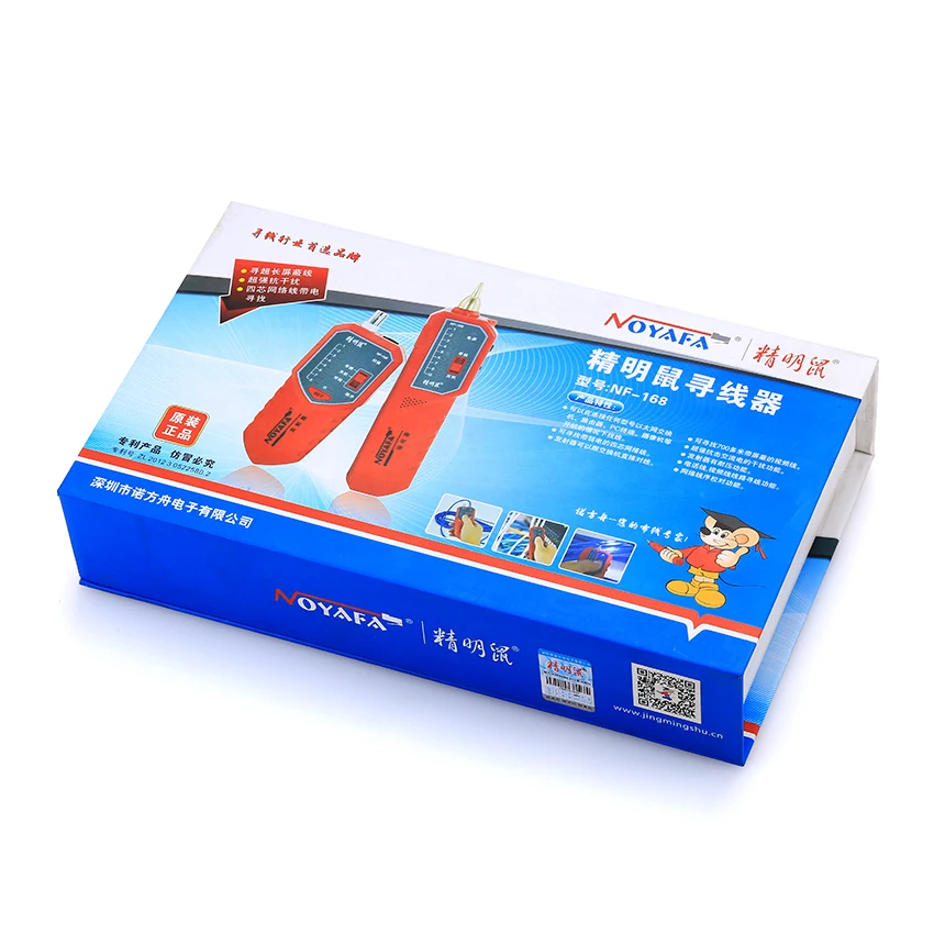 Kelushi nf-168 Кабельный тестер Tracer дефектоскоп 8p4c 8p8c utp/stp RJ45 RJ11 BNC с анти-возможность вмешательства 1 шт./лот