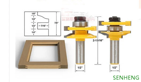 2 шт./компл. 1/2*2-13/16 тенон двери шкафа west фрезерный станок деревообрабатывающий