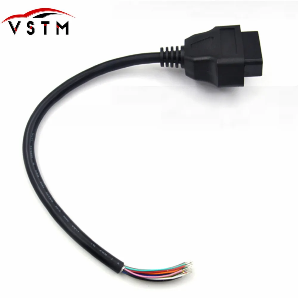 2018 Новейший автомобильный 16 Pin штекер гнездо OBD2 Удлинительный кабель