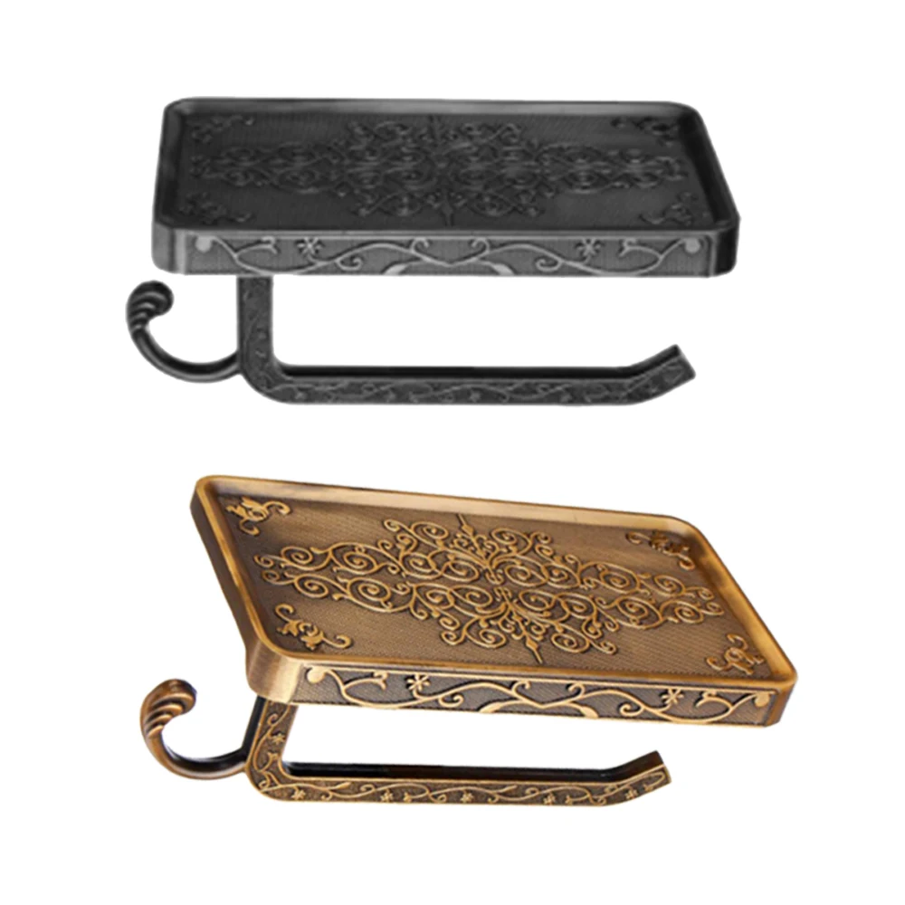Новый 1 шт. античный держатель коробки для салфеток резной цинковый сплав
